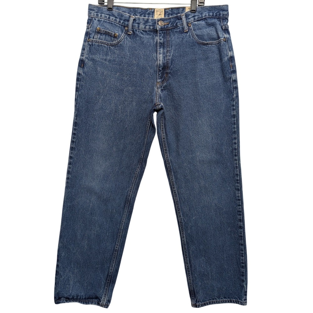 RedHead Brand Co Jeans Mens 38x32 Blue Medium Wash Straight Leg 614RHF21-7942P